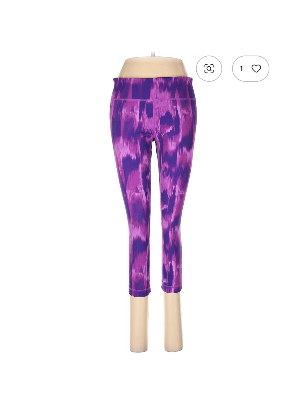 Under Armour Purple Active Pants Size M Leggings